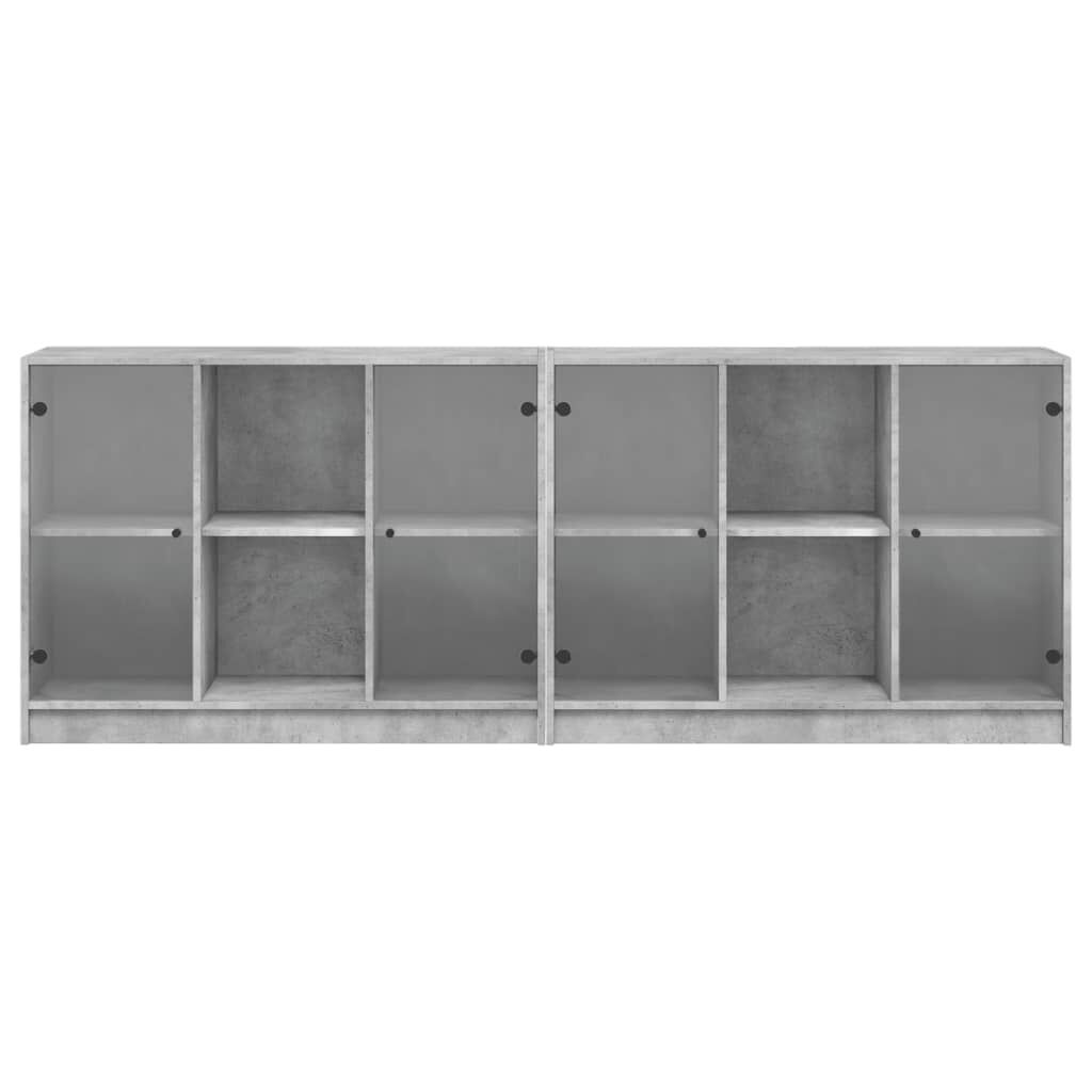 vidaXL Boekenkast Grijs - 204cm - 35% Korting!