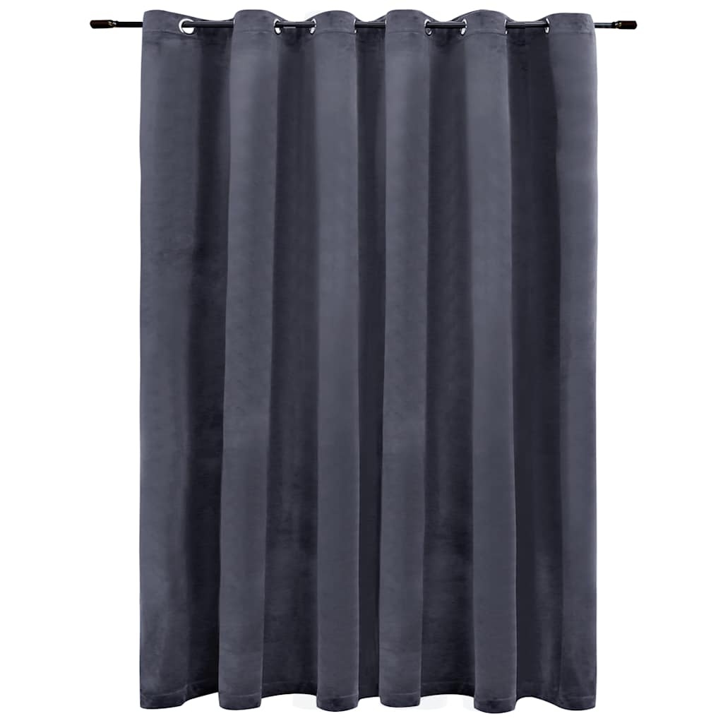 VidaXL Antraciet Fluweel Gordijn 290x245cm -35% Korting!