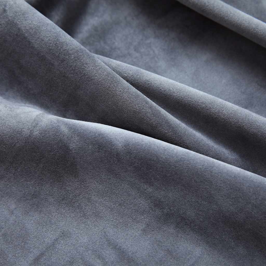 VidaXL Antraciet Fluweel Gordijn 290x245cm -35% Korting!