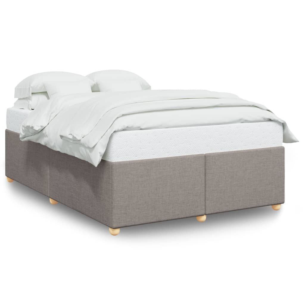 vidaXL Bedframe Taupe 140x200cm - 35% Korting!