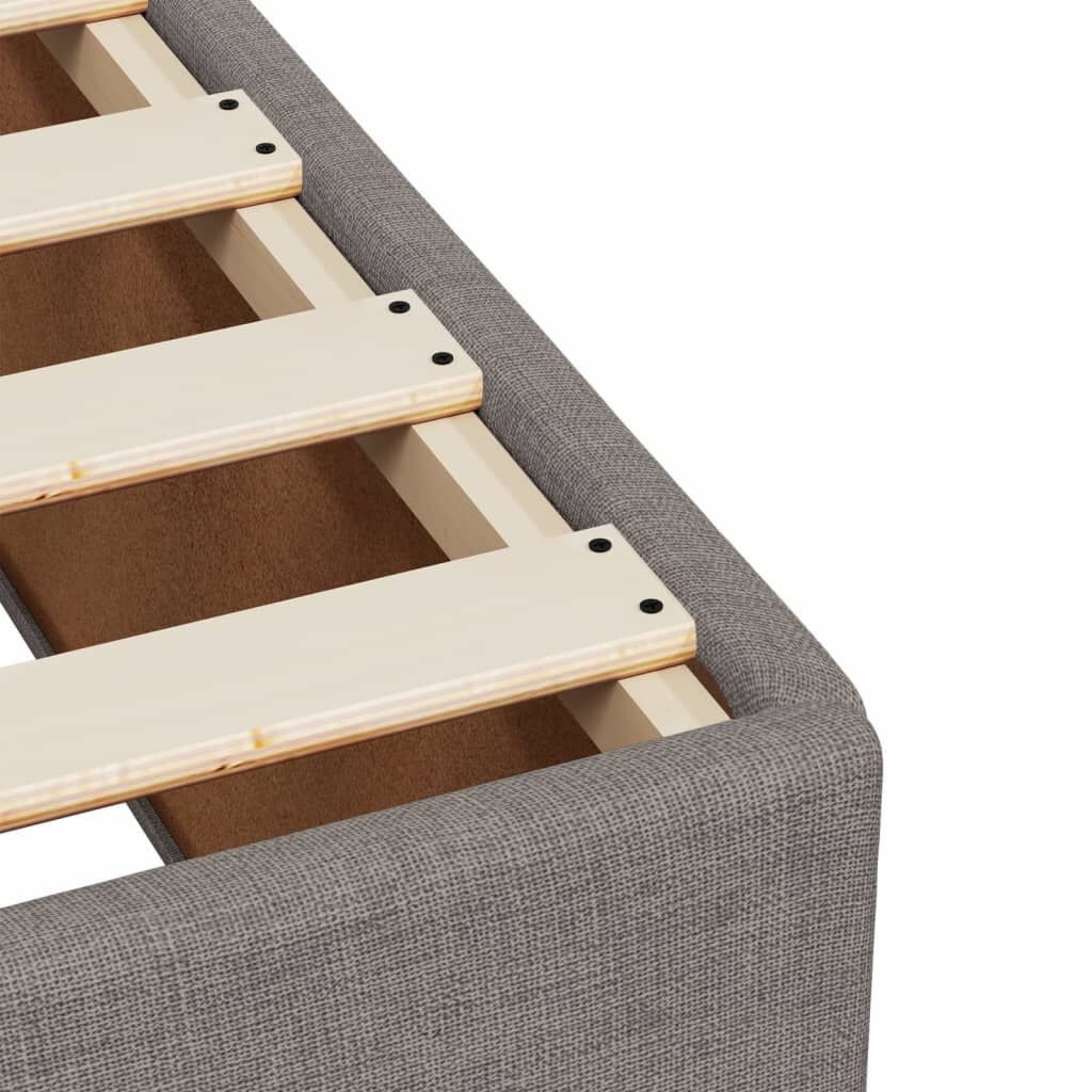 vidaXL Bedframe Taupe 140x200cm - 35% Korting!