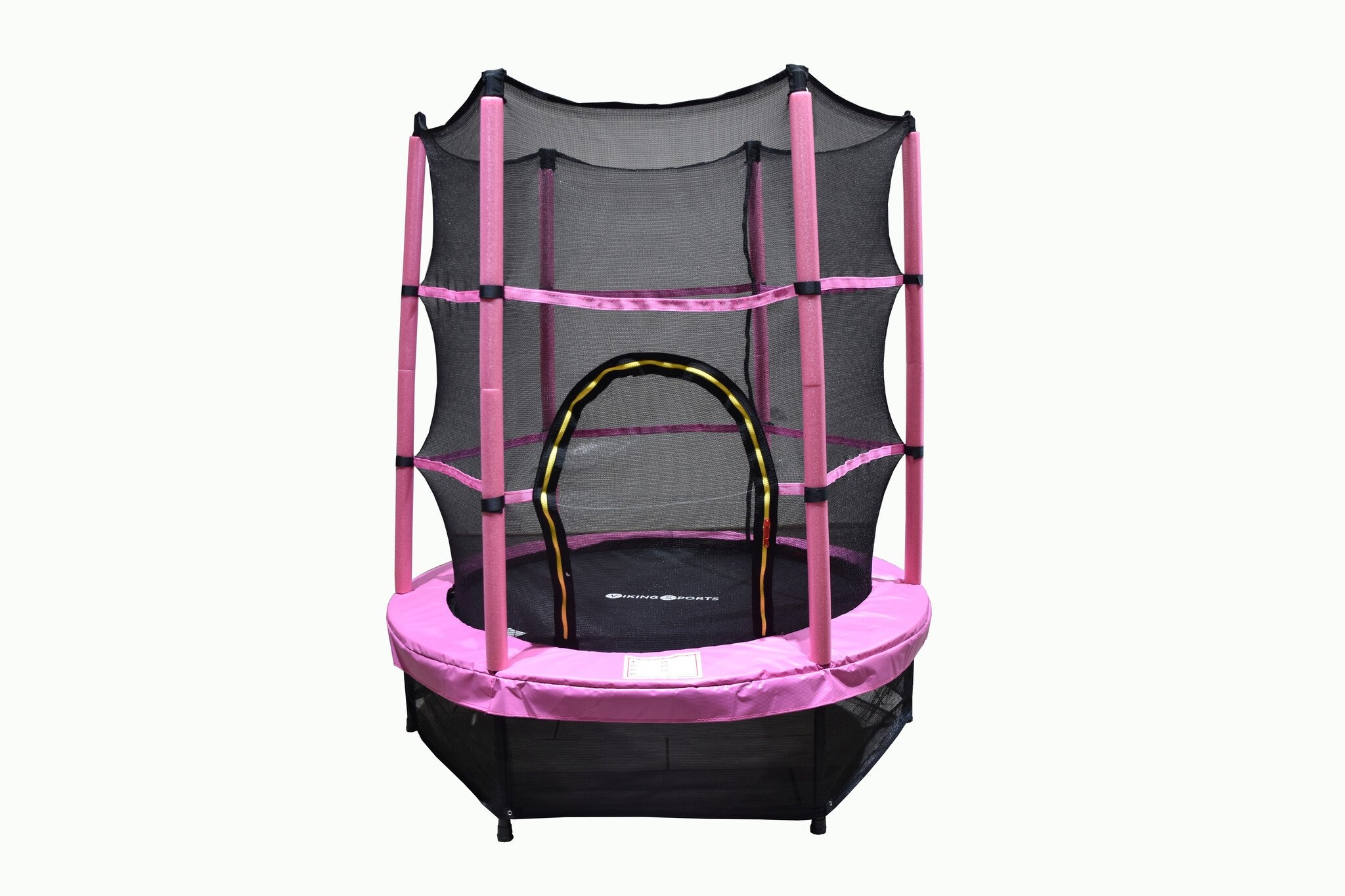 Roze Trampoline 140cm met Net - 55% Korting! (Gebruikt)