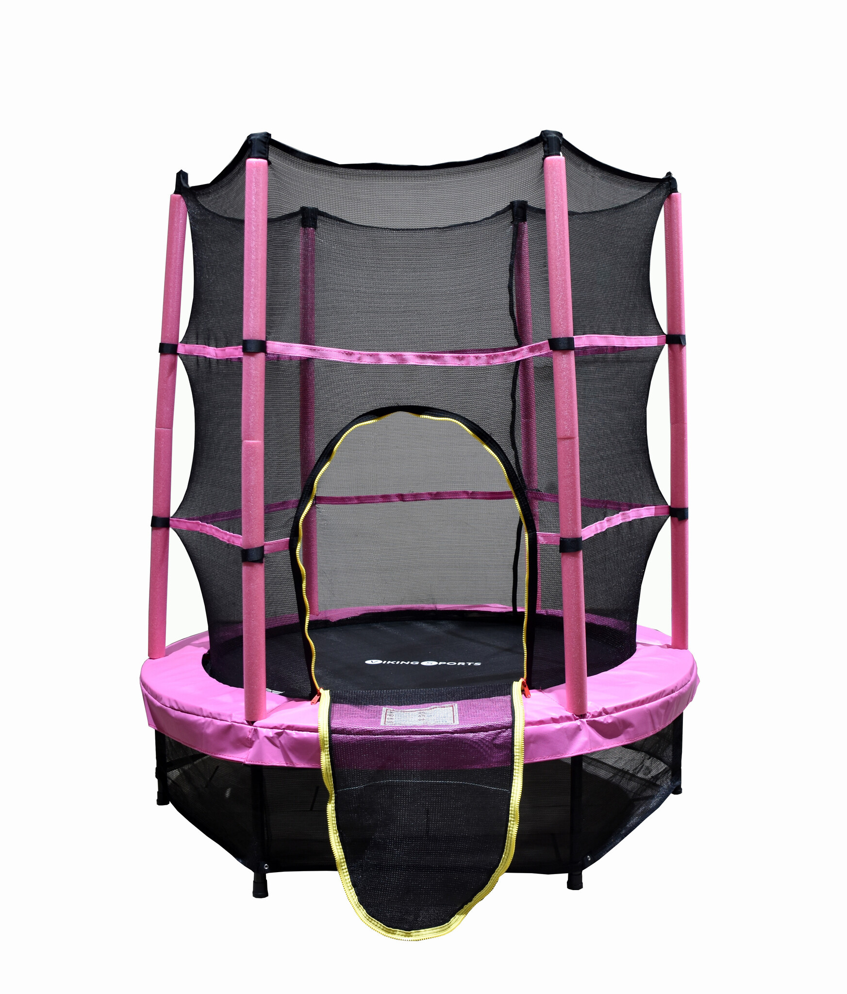 Roze Trampoline 140cm met Net - 55% Korting! (Gebruikt)