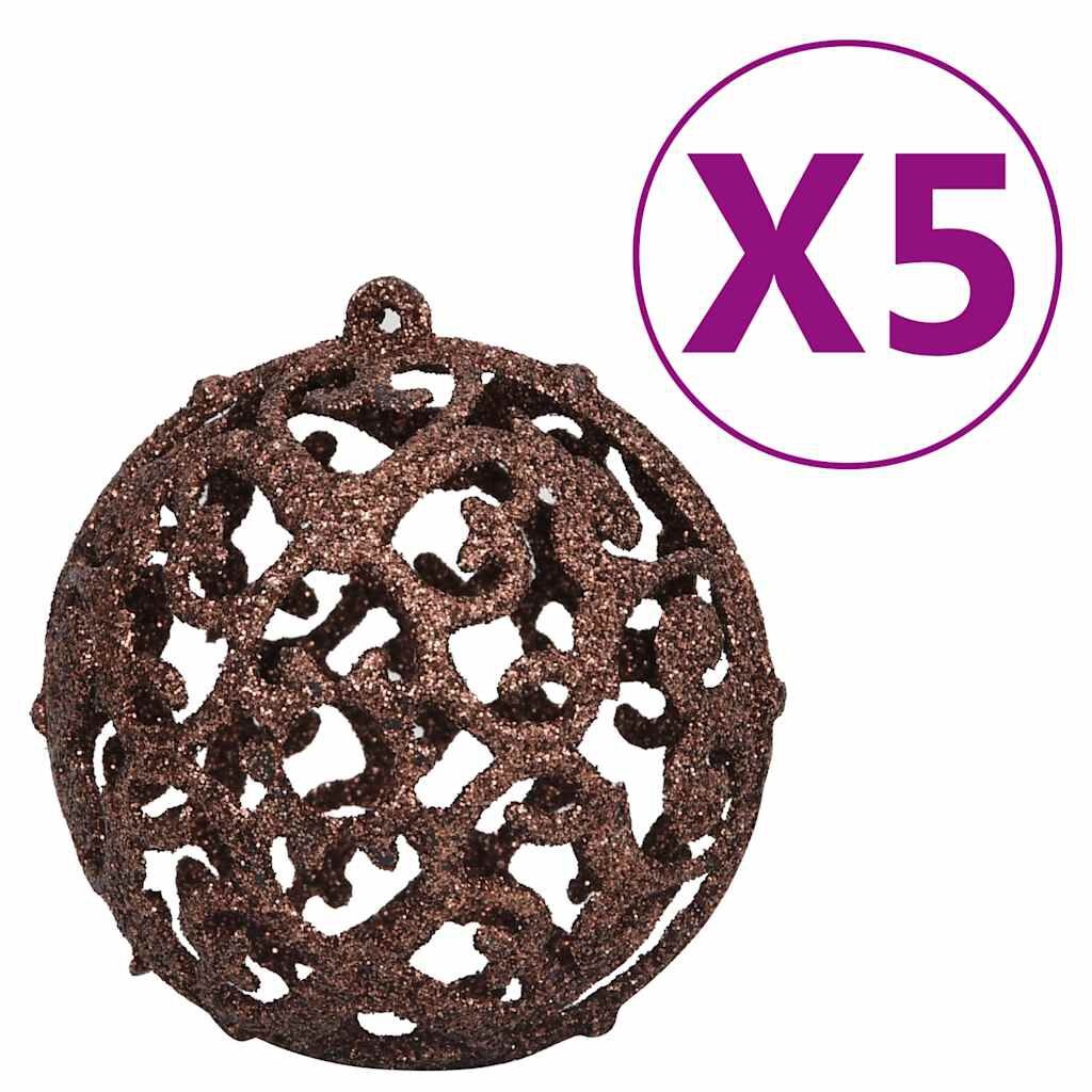 Kerstballenset (61-dlg) + LED & Piek - Goud/Brons - 62% Korting!