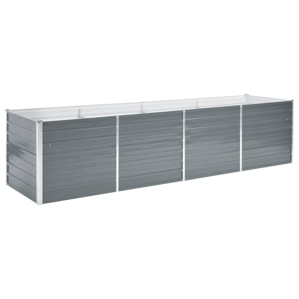 vidaXL Verhoogde Plantenbak 320cm Grijs - 42% Korting!