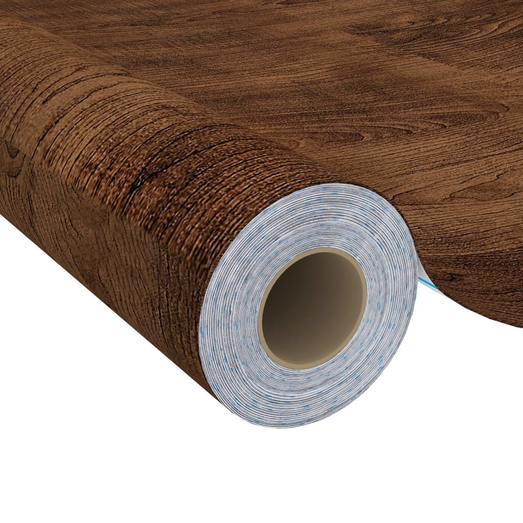 vidaXL Deurfolie Donkereik (2 st) - 210x90cm - 35% Korting!