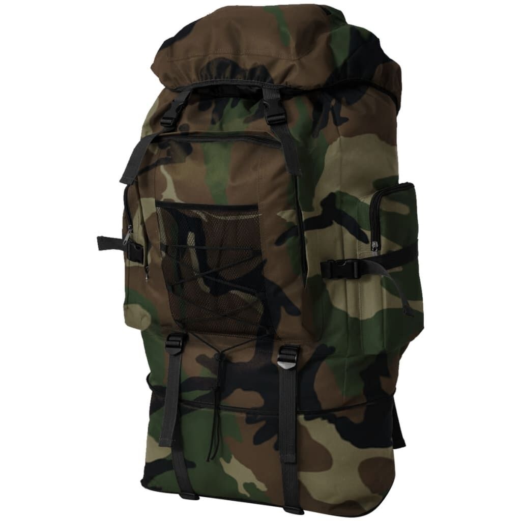VidaXL Leger Rugzak XXL 100L Camouflage -35% Korting!