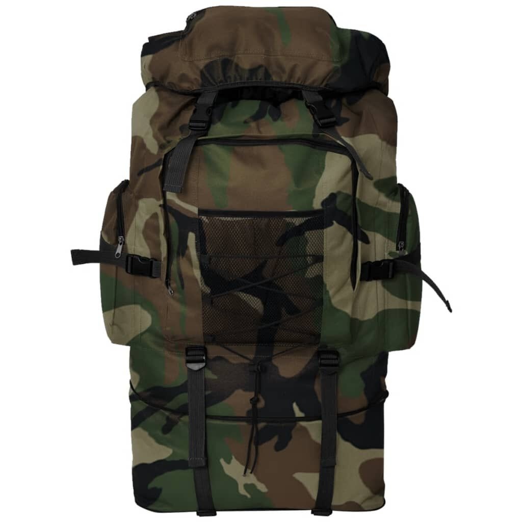 VidaXL Leger Rugzak XXL 100L Camouflage -35% Korting!