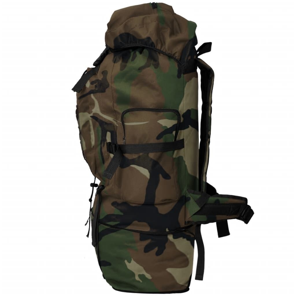 VidaXL Leger Rugzak XXL 100L Camouflage -35% Korting!