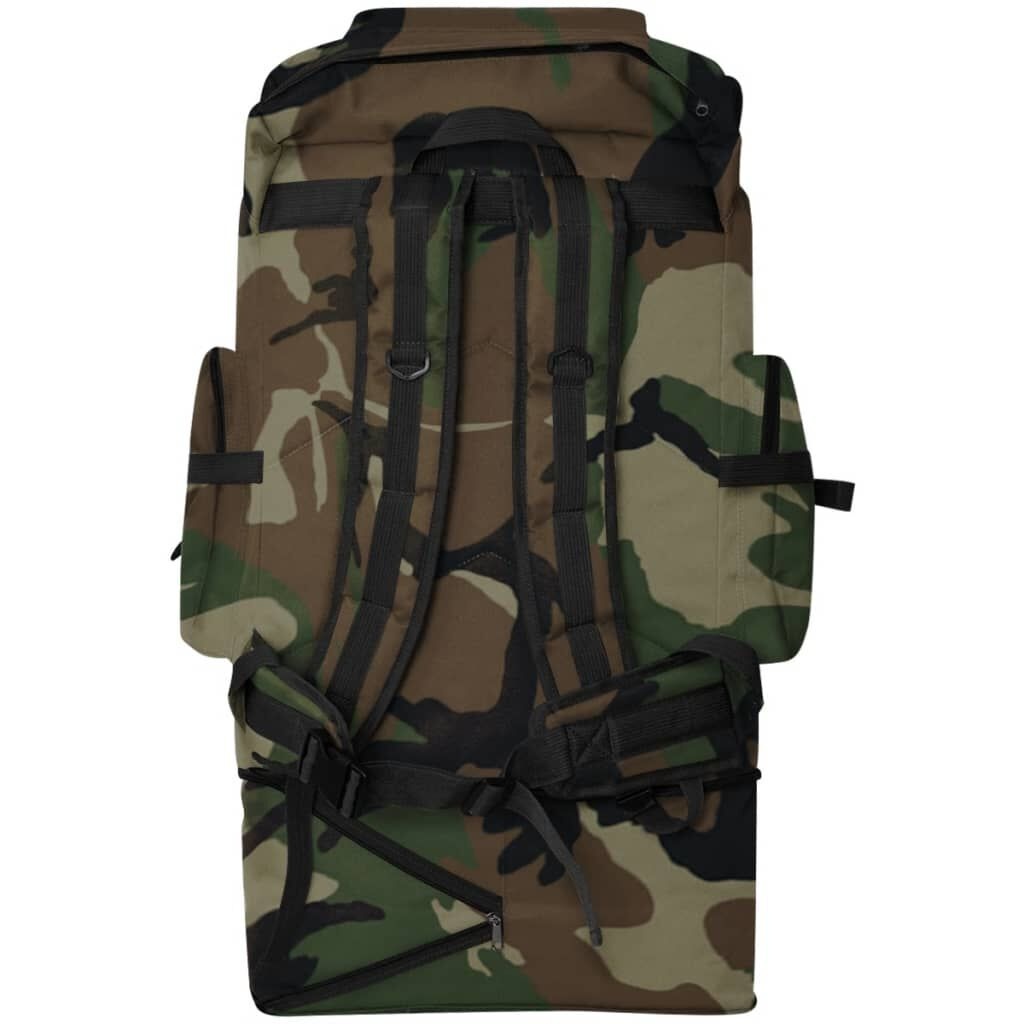 VidaXL Leger Rugzak XXL 100L Camouflage -35% Korting!