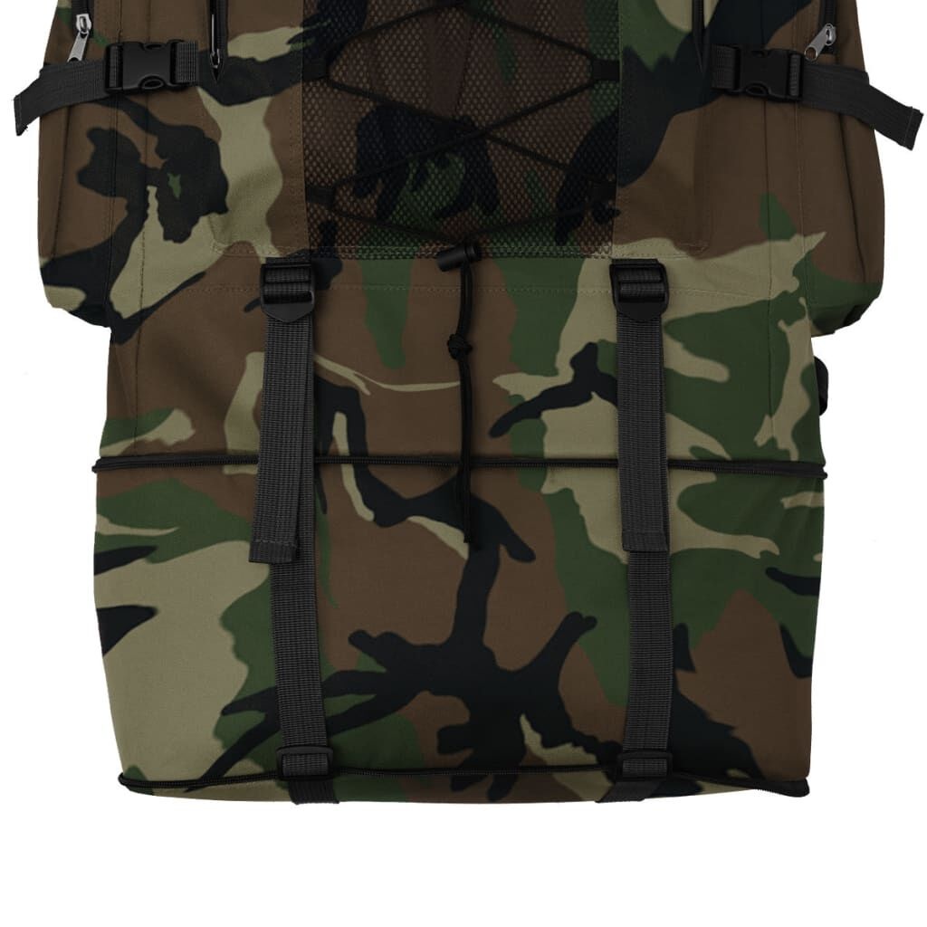 VidaXL Leger Rugzak XXL 100L Camouflage -35% Korting!