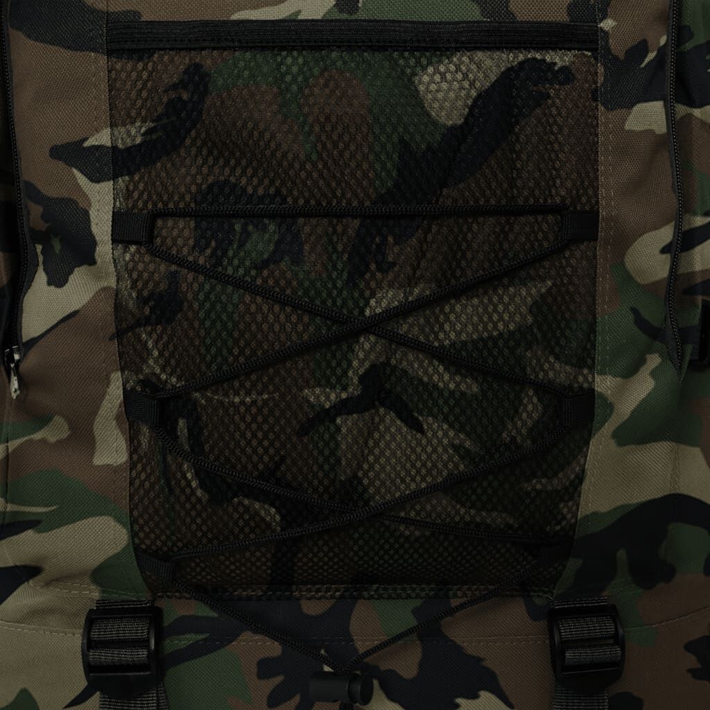 VidaXL Leger Rugzak XXL 100L Camouflage -35% Korting!