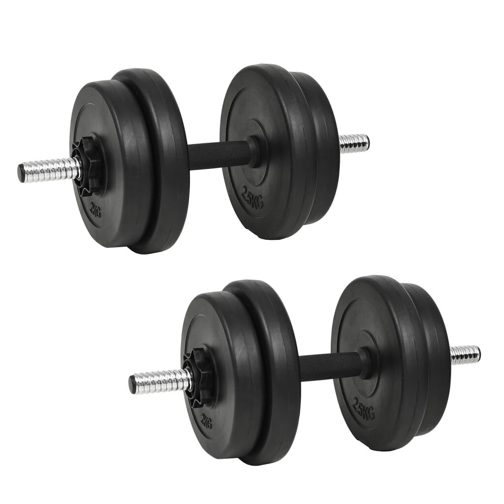 vidaXL Halterset 20kg - 35% Korting! Perfecte Workout!