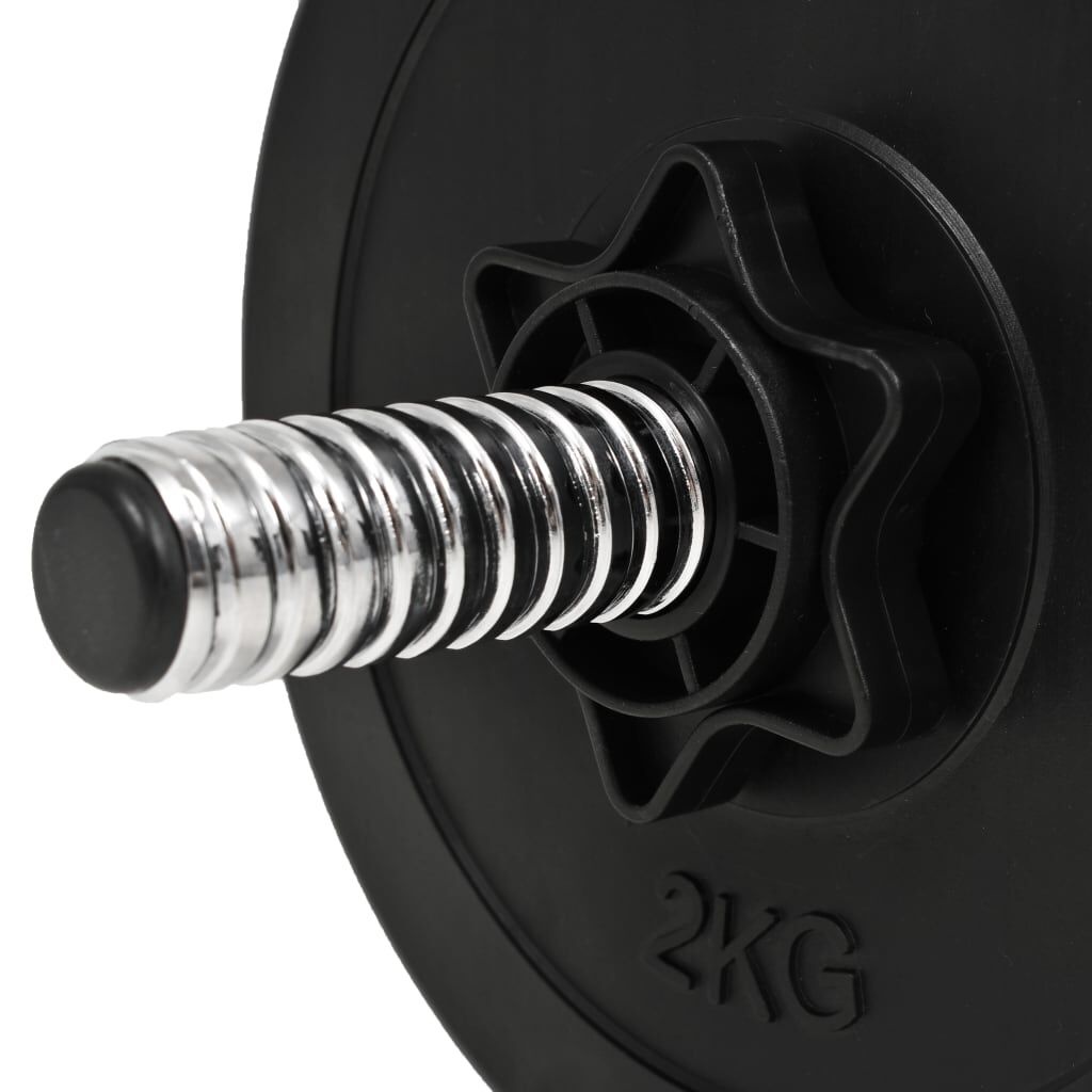 vidaXL Halterset 20kg - 35% Korting! Perfecte Workout!
