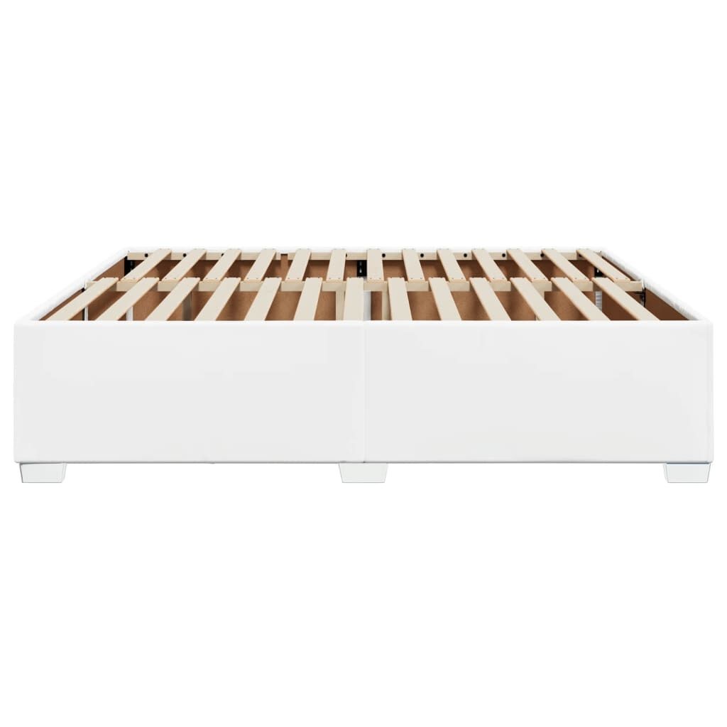 vidaXL Bedframe Kunstleer Wit 200x200 - 35% Korting! Krasje