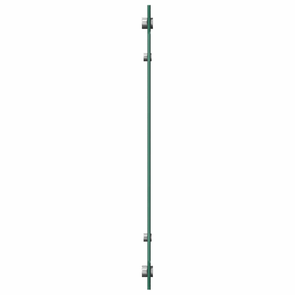 vidaXL Spatscherm Keuken Zwart Glas 90x60cm - 35% Korting!