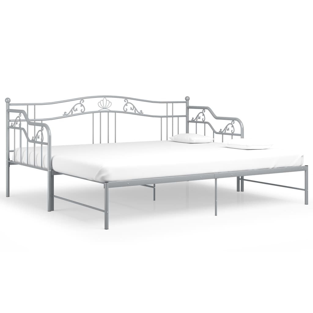VidaXL Slaapbankframe 90x200 Grijs - 45% Korting!