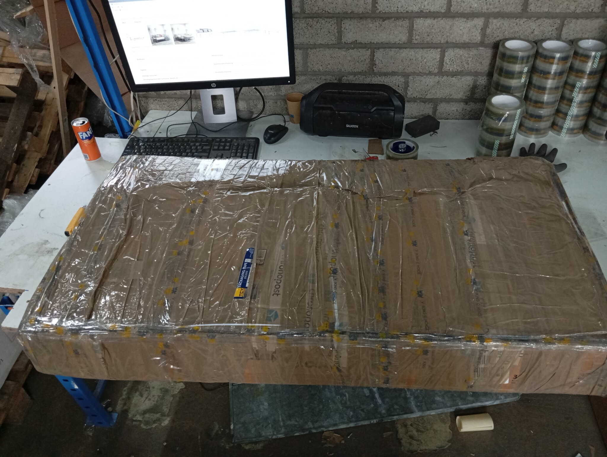 VidaXL Slaapbankframe 90x200 Grijs - 45% Korting!