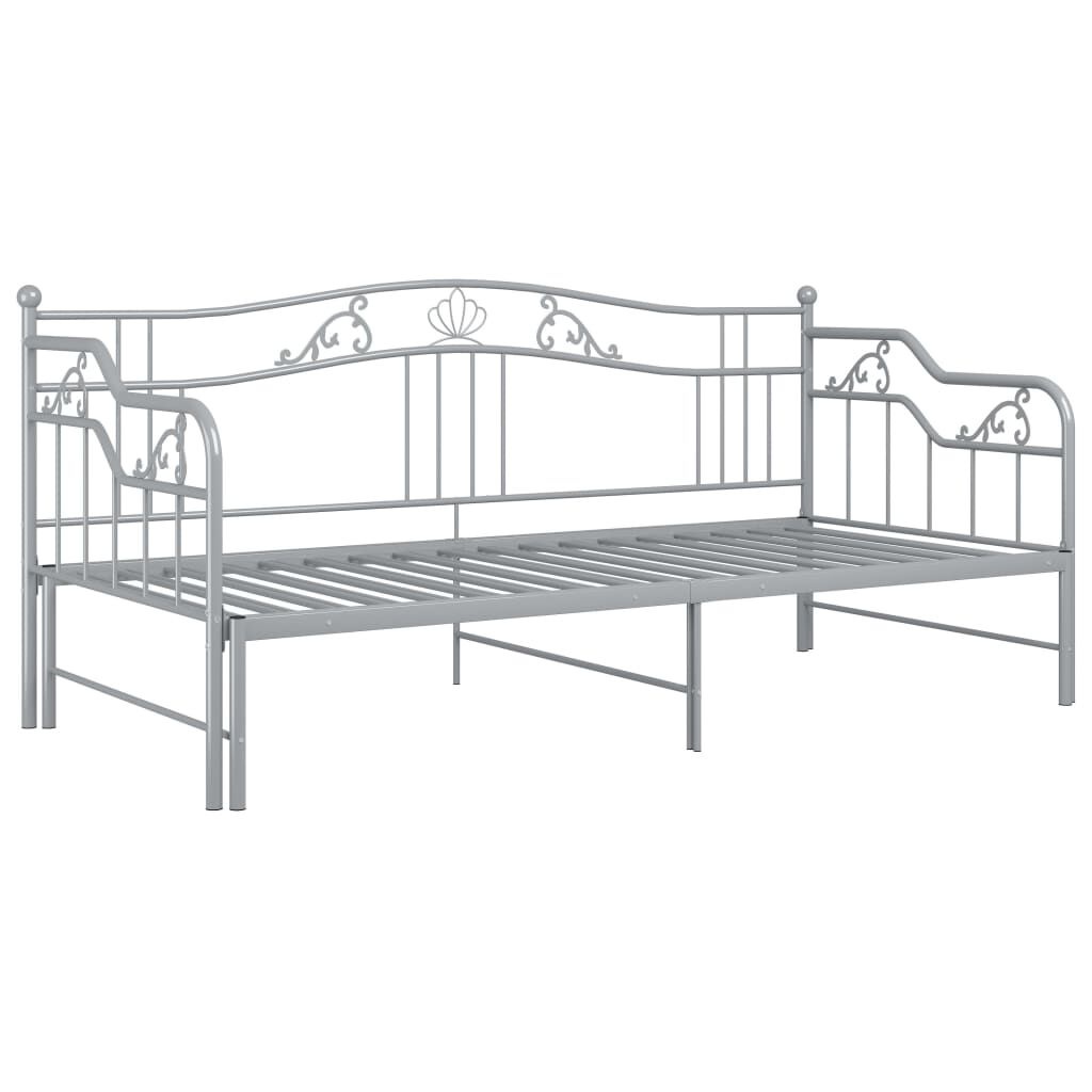 VidaXL Slaapbankframe 90x200 Grijs - 45% Korting!