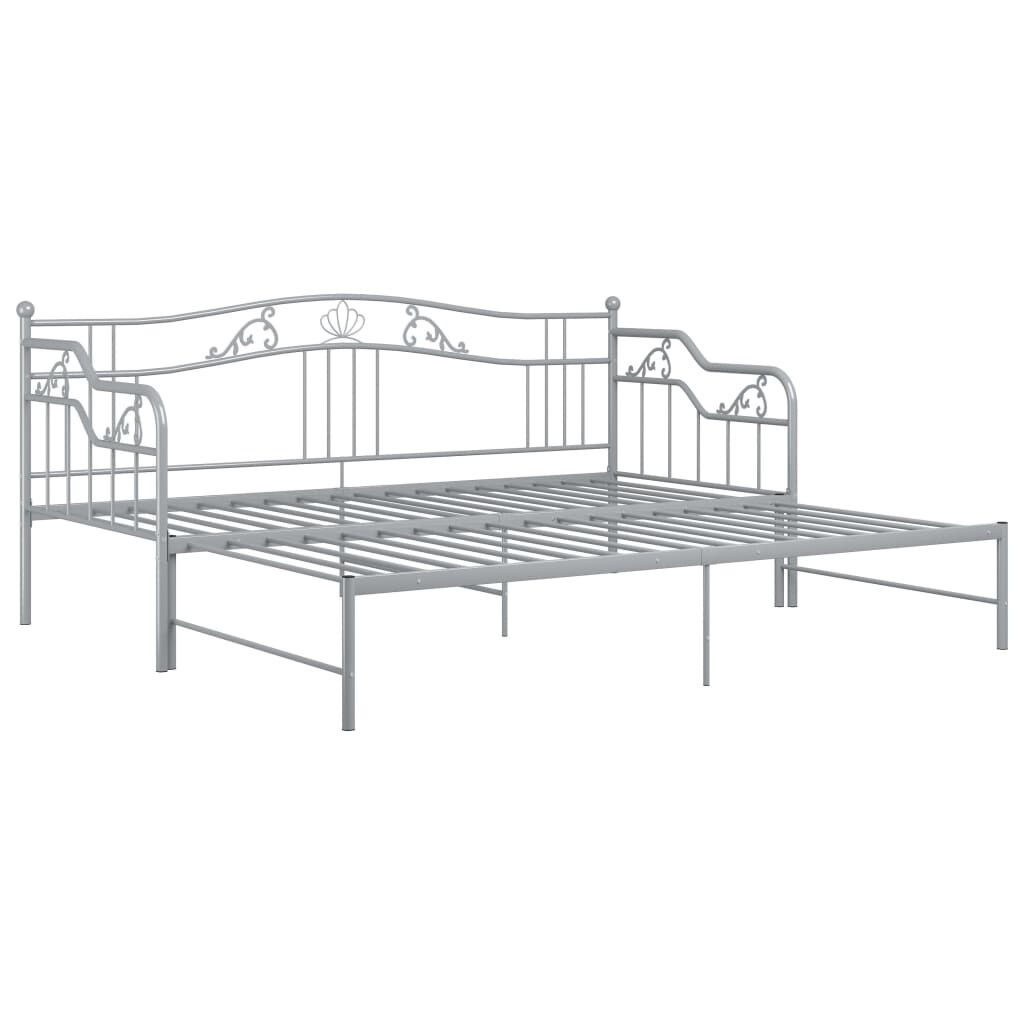 VidaXL Slaapbankframe 90x200 Grijs - 45% Korting!