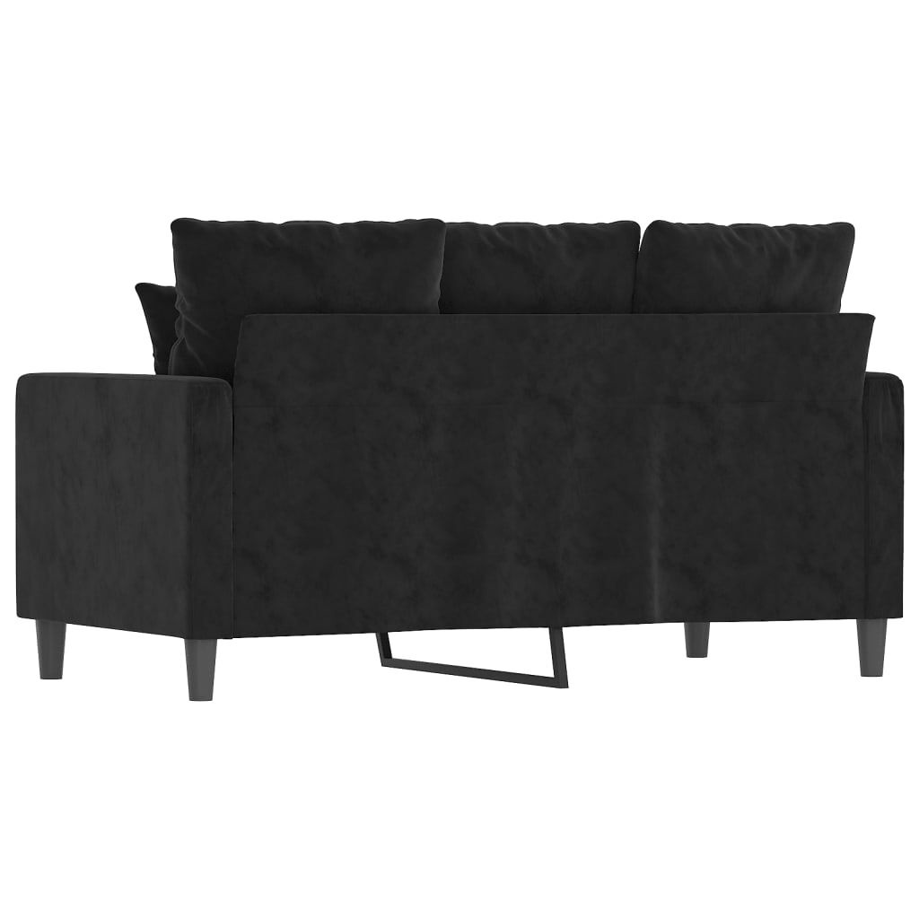 VidaXL Tweezitsbank Zwart Fluweel - 35% Korting!