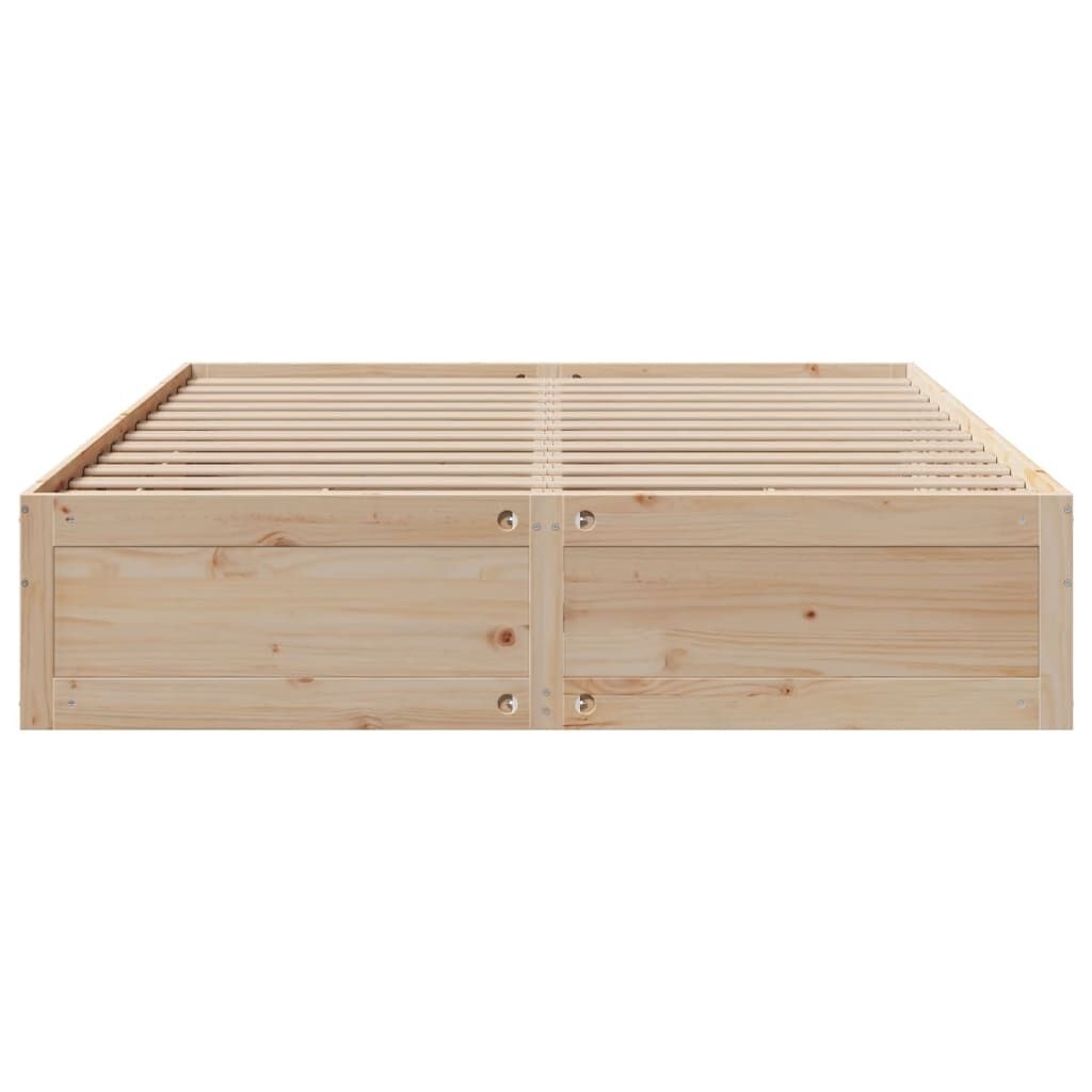 VidaXL Bedframe 200x200 Grenenhout + Lades -35%