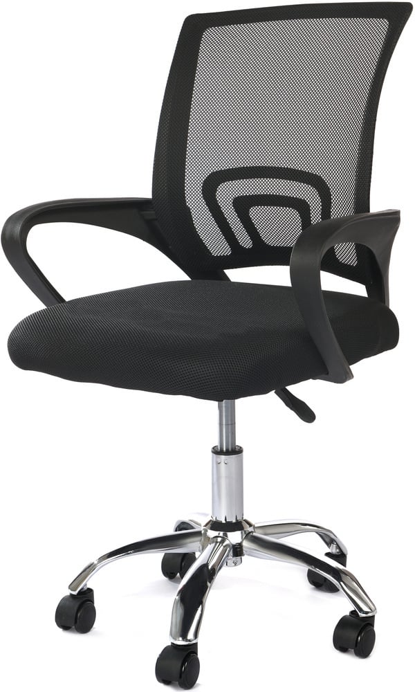 Ergonomische Bureaustoel Zwart Mesh -55%! (Gebruikt)