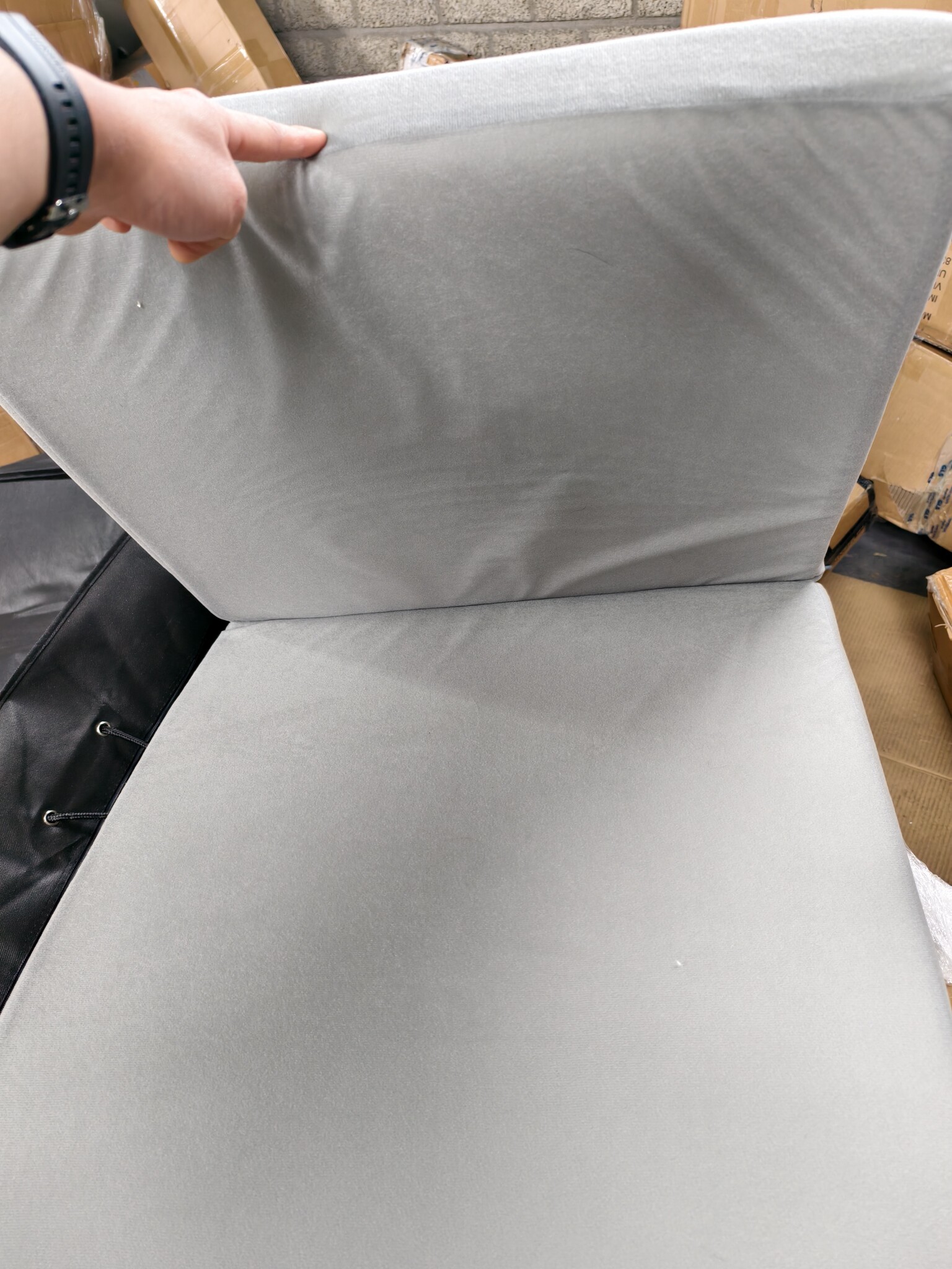 Opvouwbaar 2-persoons matras - Grijs - 50% Korting!