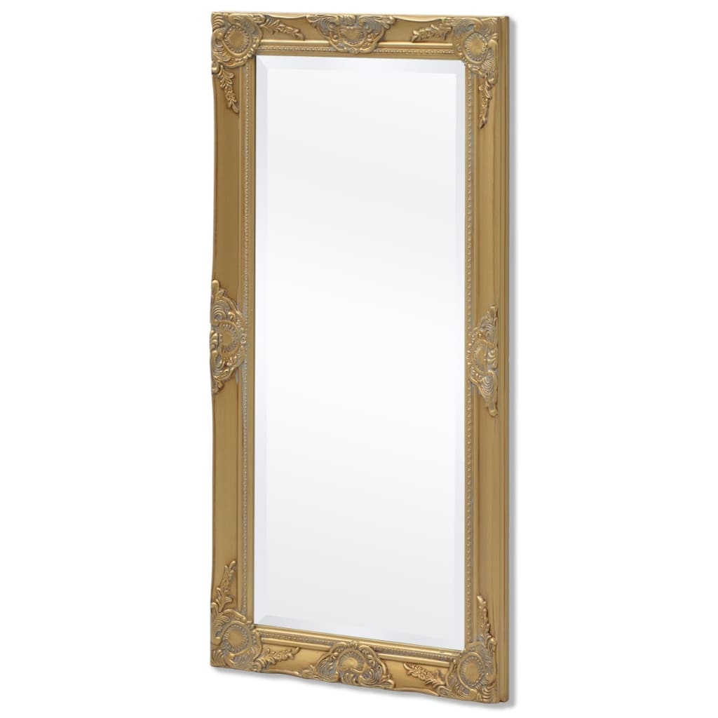 Barok Wandspiegel Goud 100x50cm - 35% Korting! Zo Goed Als Nieuw