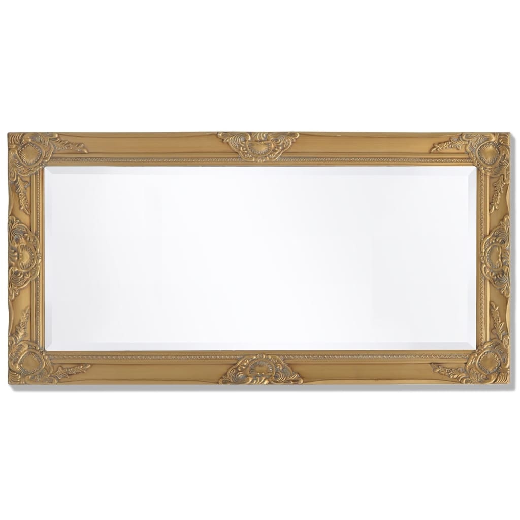 Barok Wandspiegel Goud 100x50cm - 35% Korting! Zo Goed Als Nieuw
