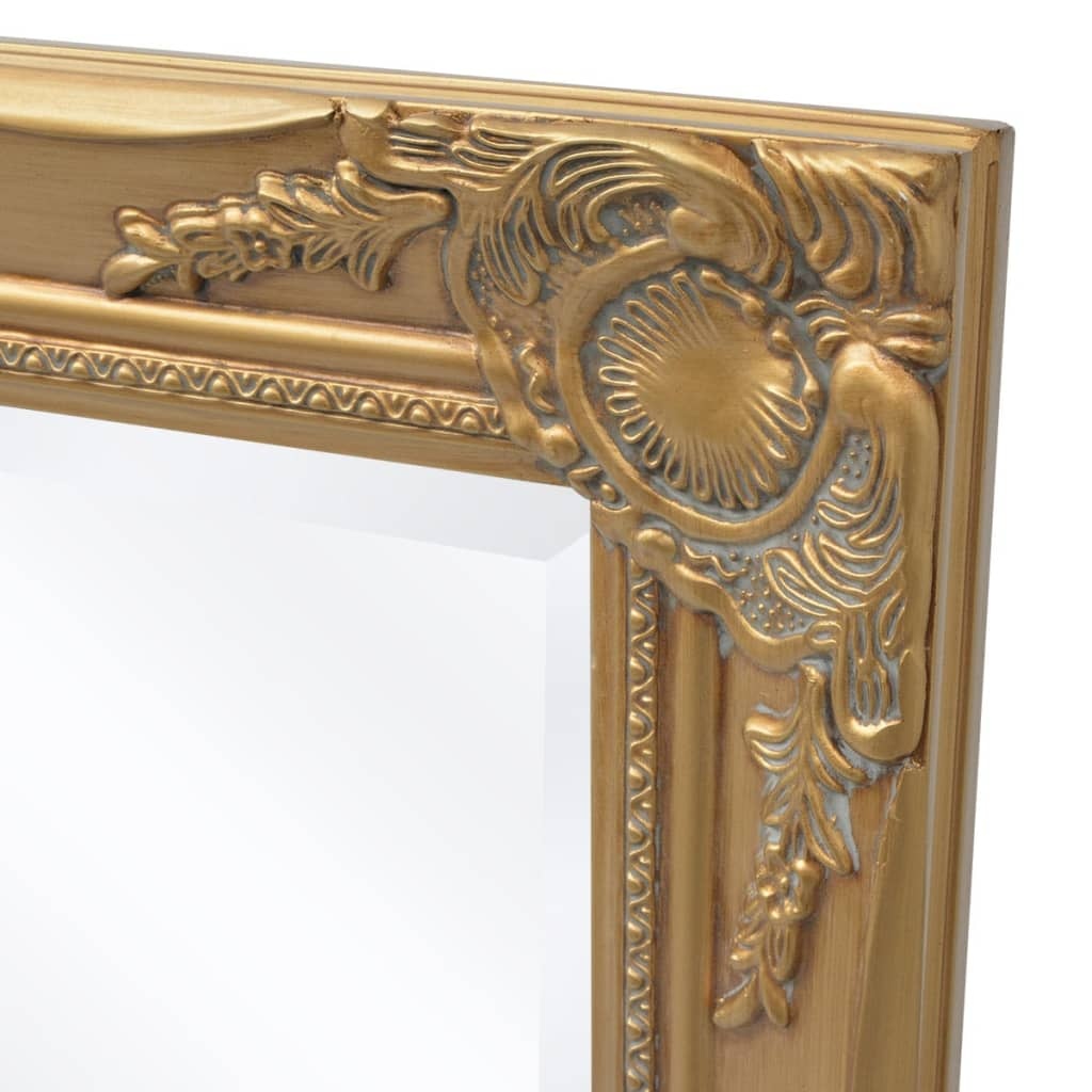 Barok Wandspiegel Goud 100x50cm - 35% Korting! Zo Goed Als Nieuw