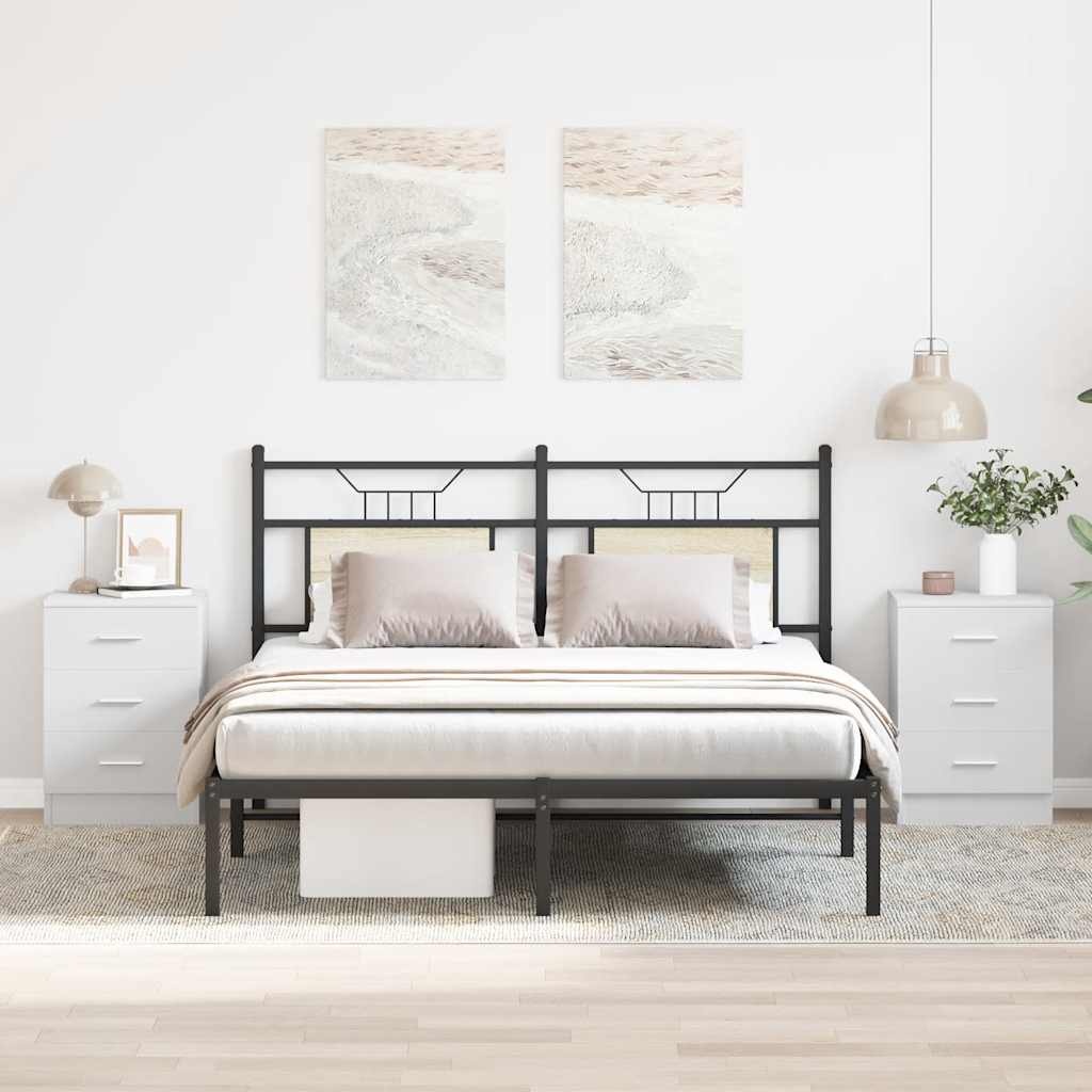 VidaXL Nachtkastjes Wit Hout (2 st) -50%!