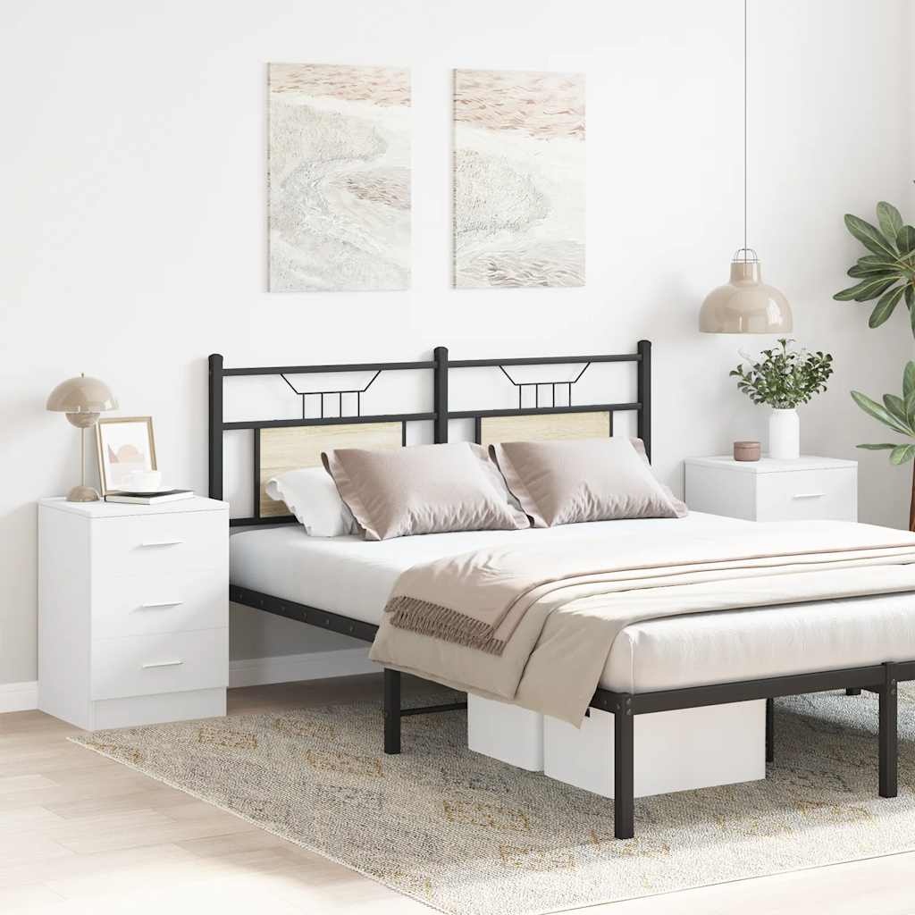 VidaXL Nachtkastjes Wit Hout (2 st) -50%!