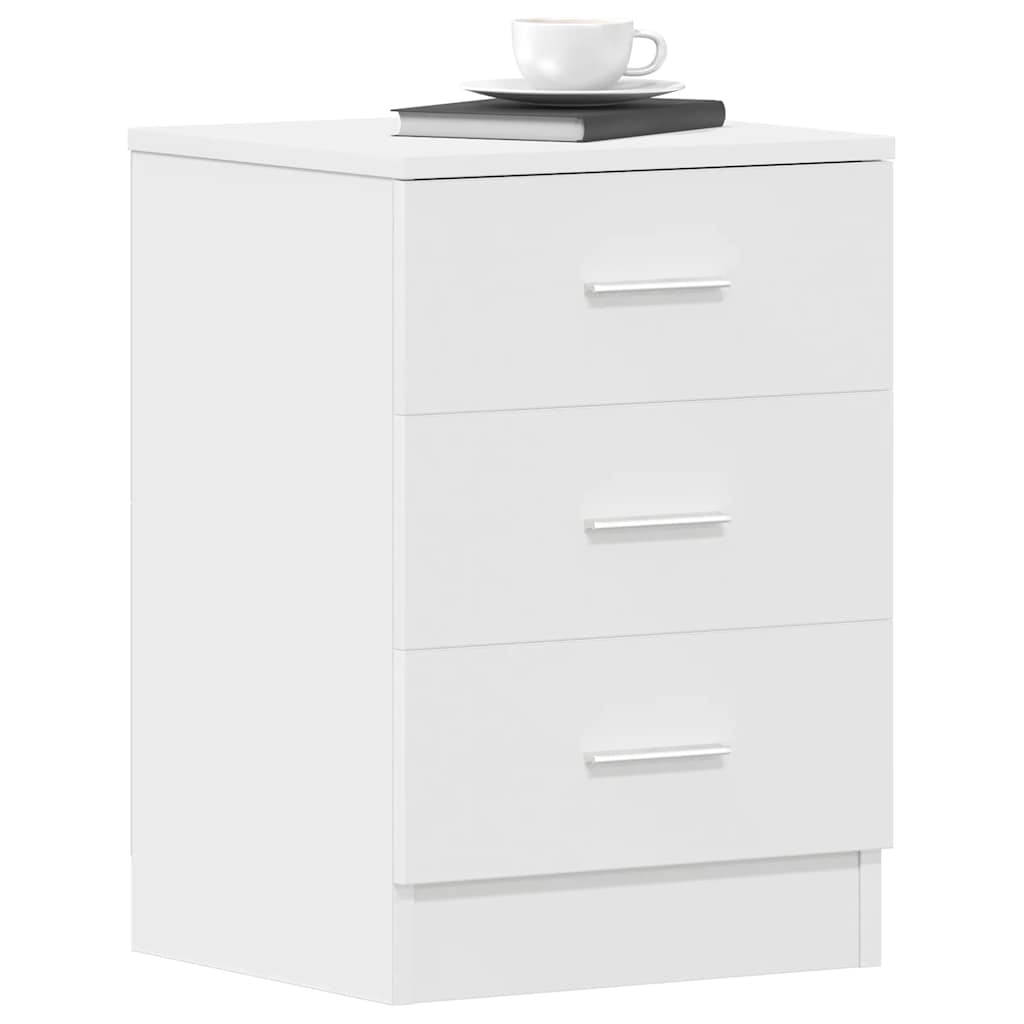 VidaXL Nachtkastjes Wit Hout (2 st) -50%!