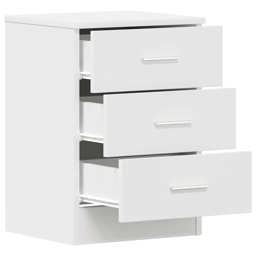 VidaXL Nachtkastjes Wit Hout (2 st) -50%!