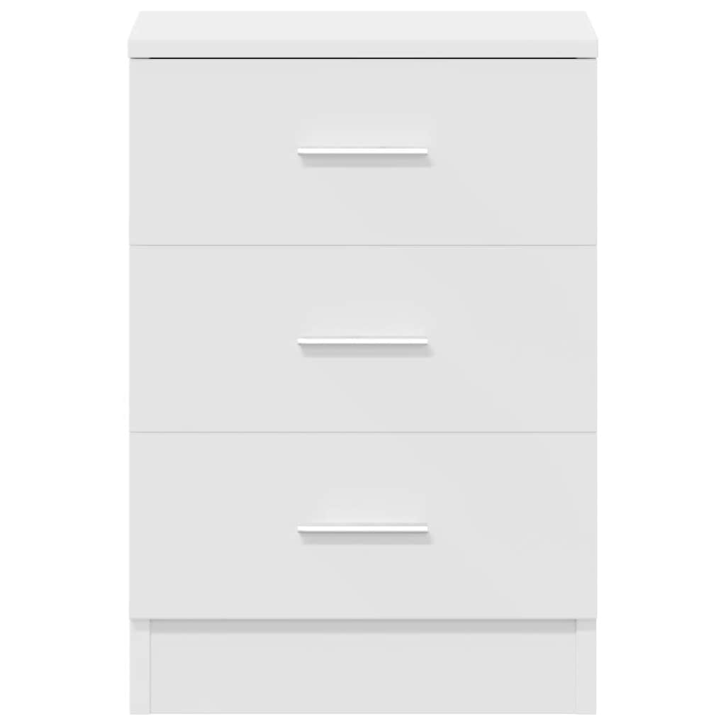 VidaXL Nachtkastjes Wit Hout (2 st) -50%!