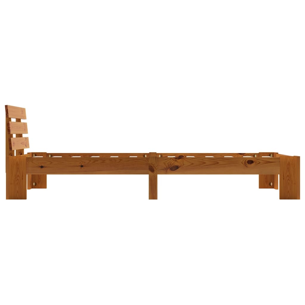Grenen Bedframe 90x200 Honingbruin - 41% Korting!