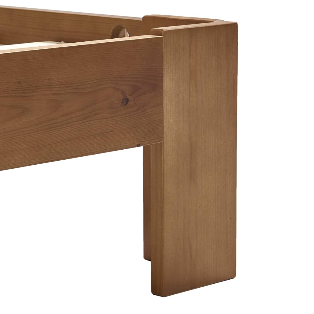Grenen Bedframe 90x200 Honingbruin - 41% Korting!