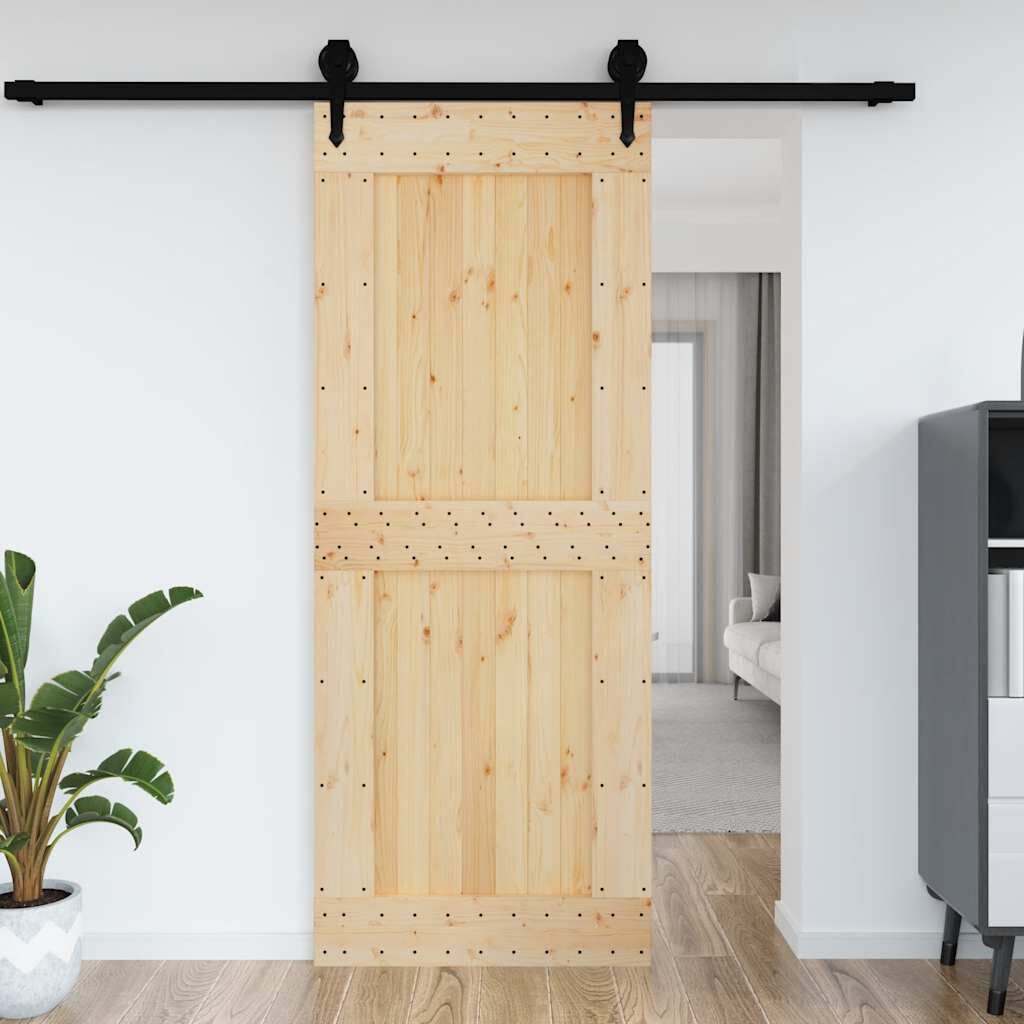 vidaXL Massief Grenen Deur NARVIK 90x210cm - 35% Korting!