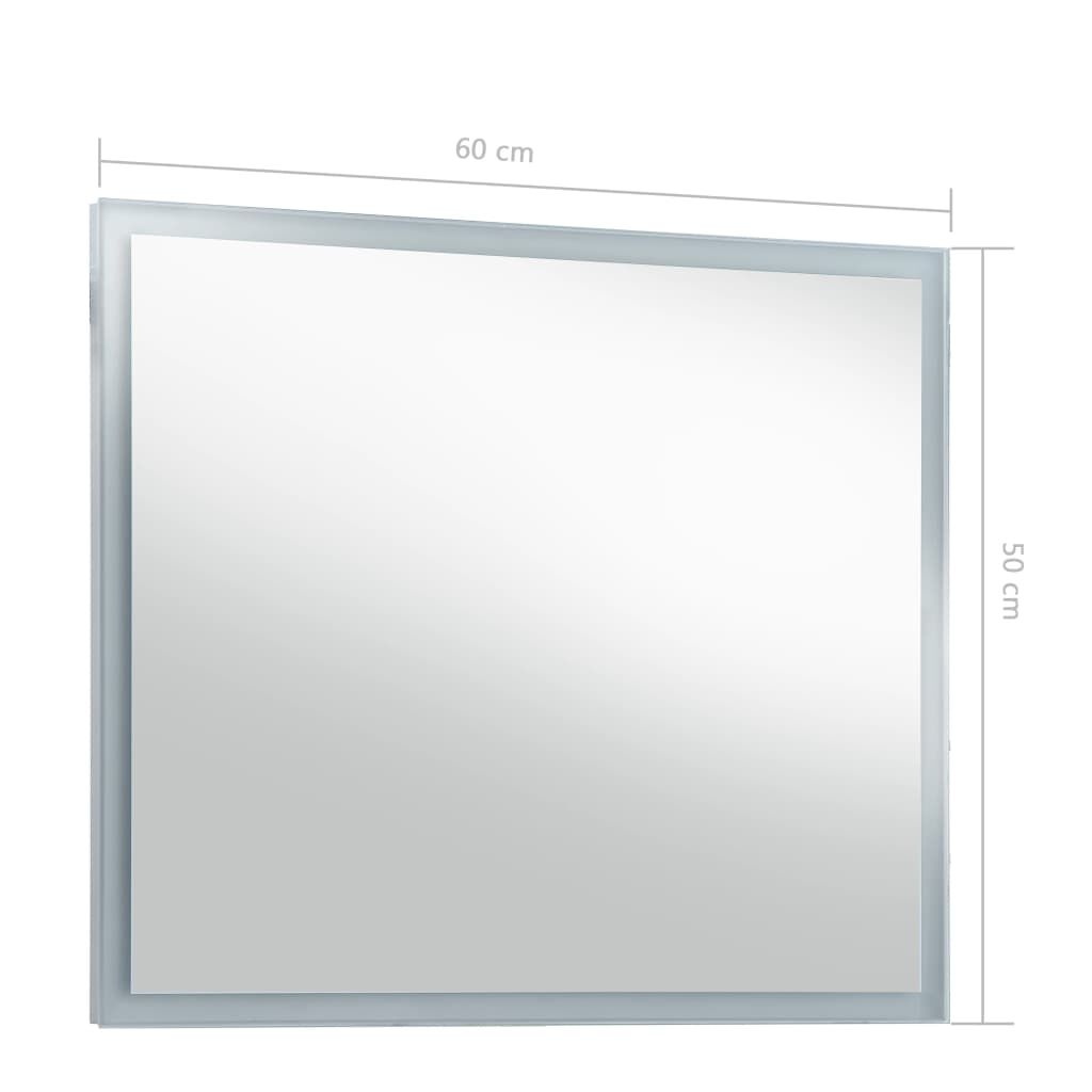 vidaXL LED Badkamerspiegel 60x50cm - 35% Korting!