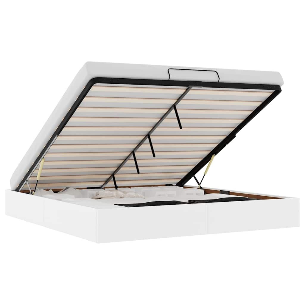 VidaXL Bed 180x200 Kunstleer Wit - Zonder Matras - 35% Korting!