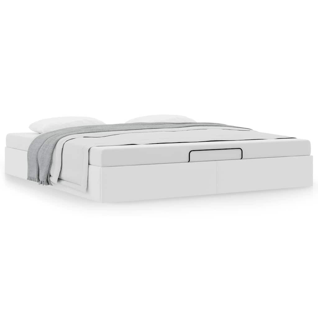 VidaXL Bed 180x200 Kunstleer Wit - Zonder Matras - 35% Korting!