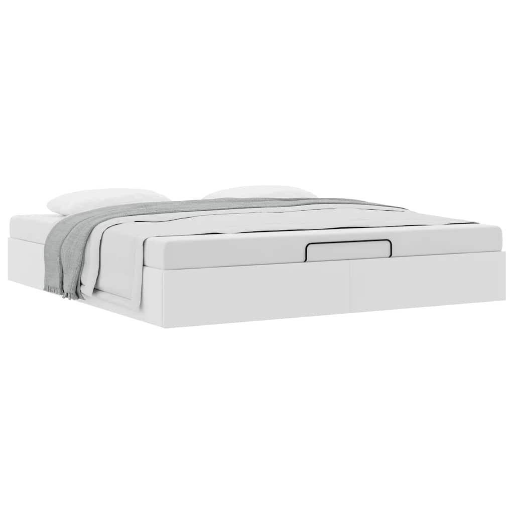 VidaXL Bed 180x200 Kunstleer Wit - Zonder Matras - 35% Korting!