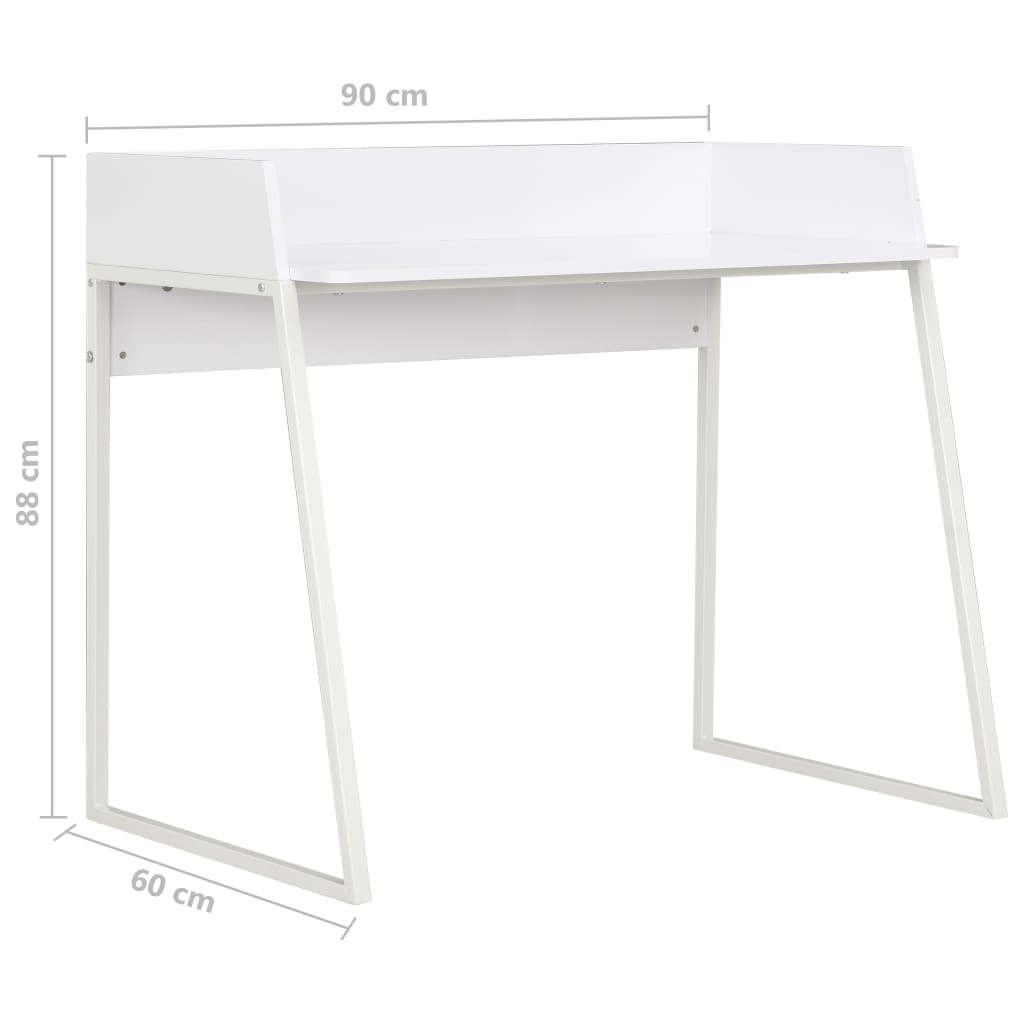 vidaXL Bureau Wit 90cm - Nieuw met lichte verpakkingsschade - 35% Korting!