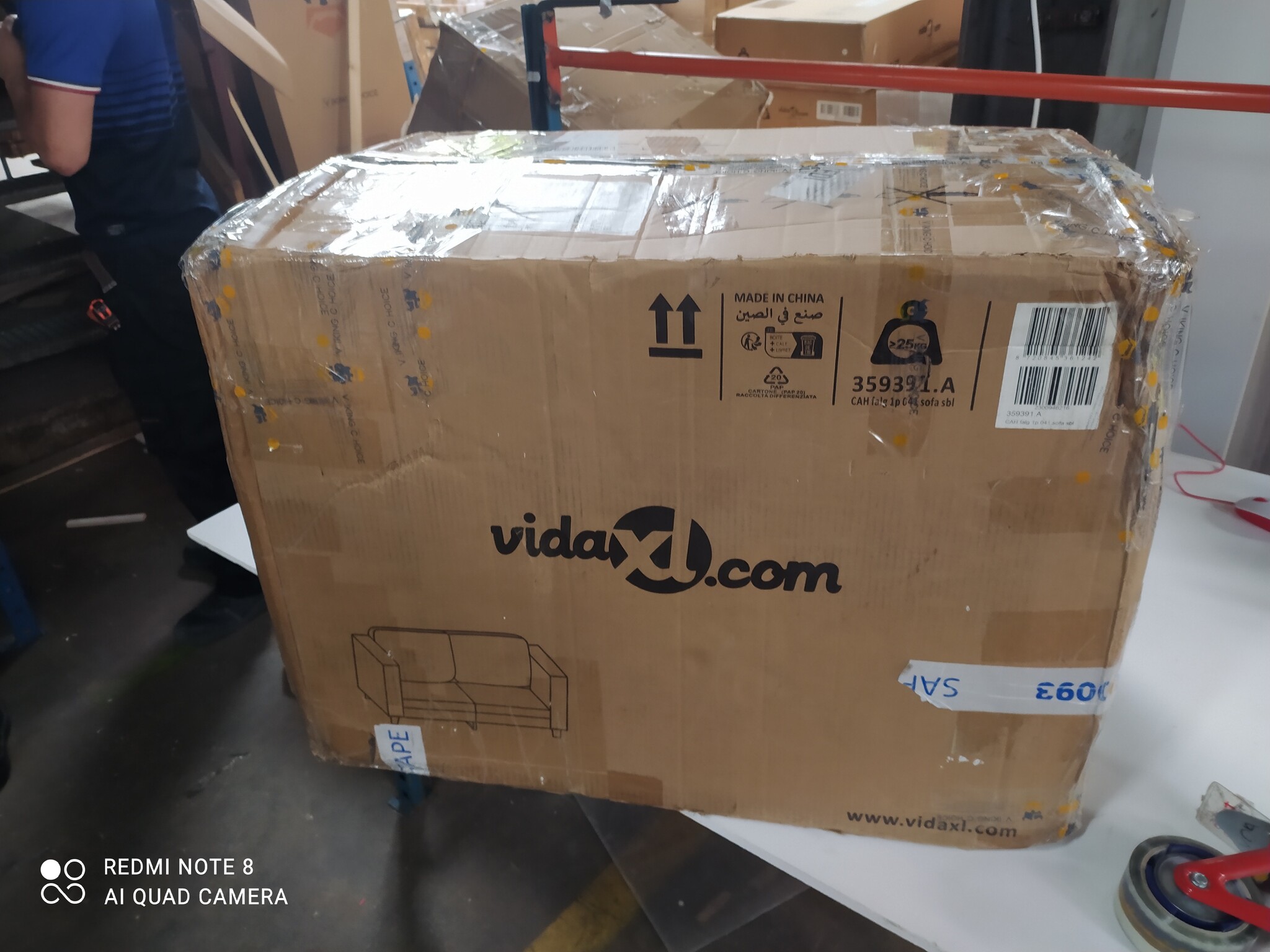 vidaXL Tweezitsbank Lichtgrijs - 45% Korting!