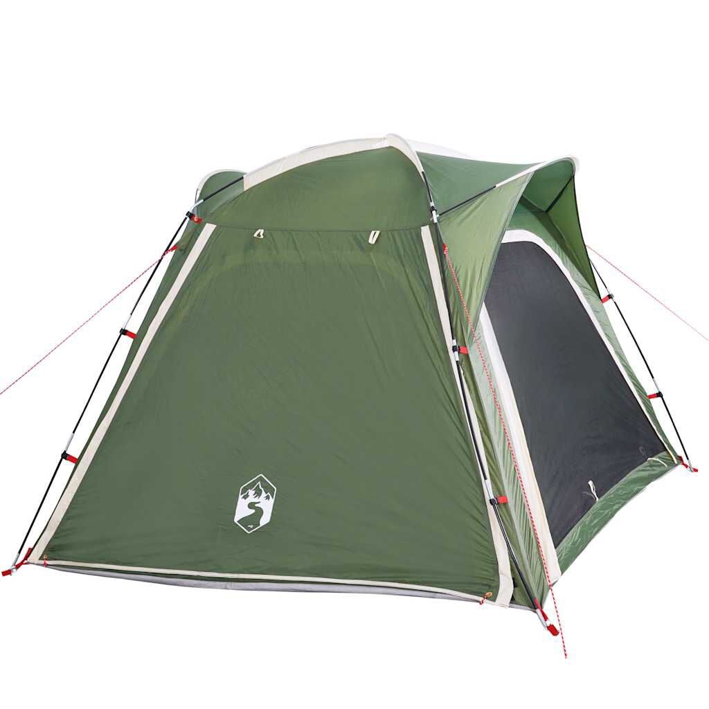 VidaXL 4-Persoons Tent Groen - Waterdicht & Snel Opzetten! 35% Korting