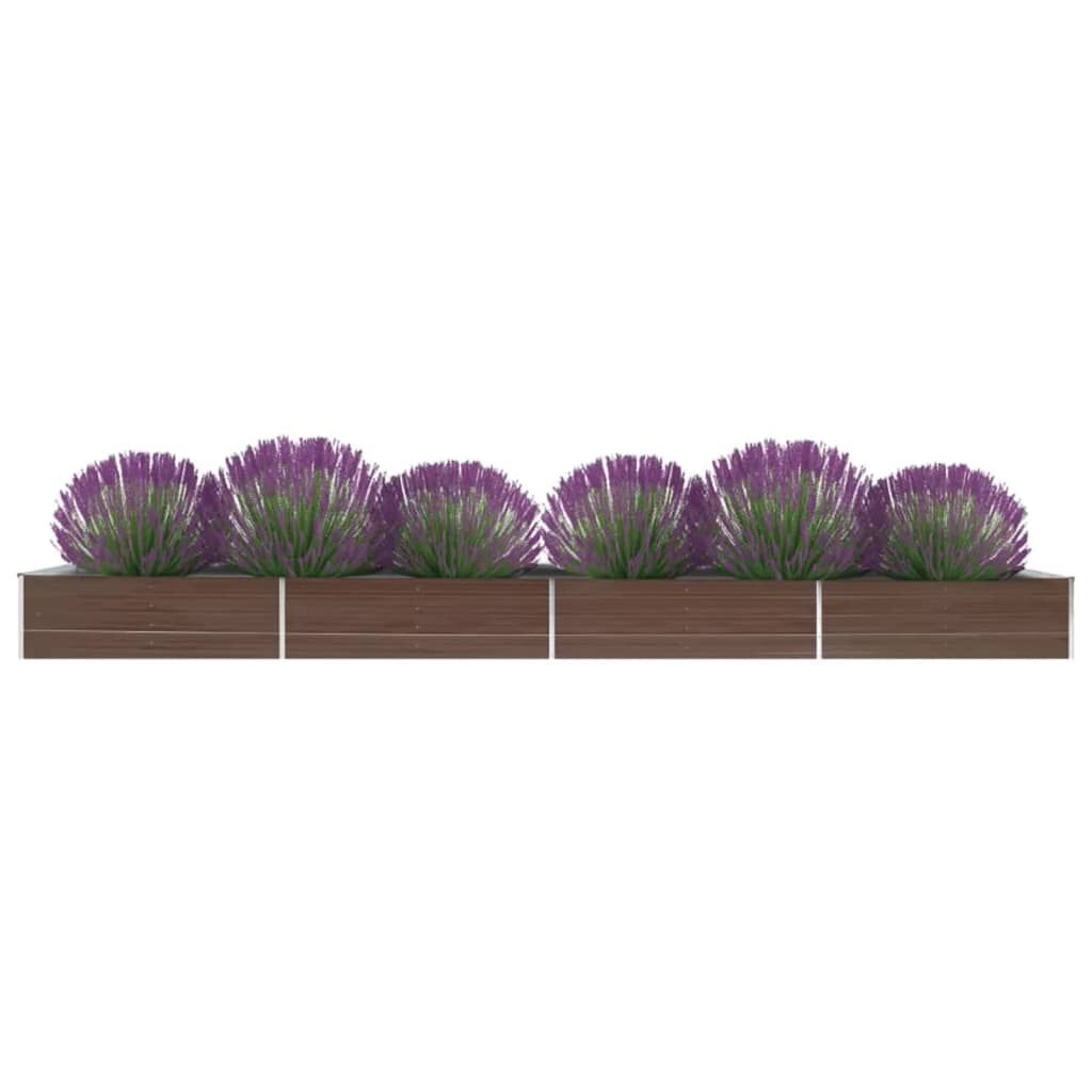 VidaXL Verhoogde Plantenbak 600cm Bruin - 35% Korting!
