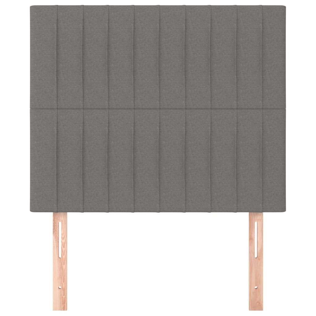 2x Hoofdbord 90cm Donkergrijs - 35% Korting!