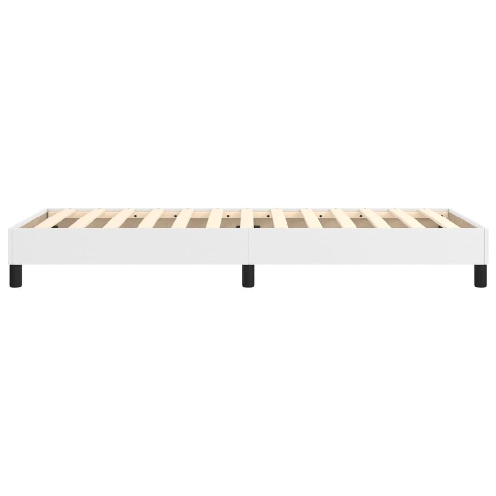 vidaXL Bedframe kunstleer wit 80x200 cm