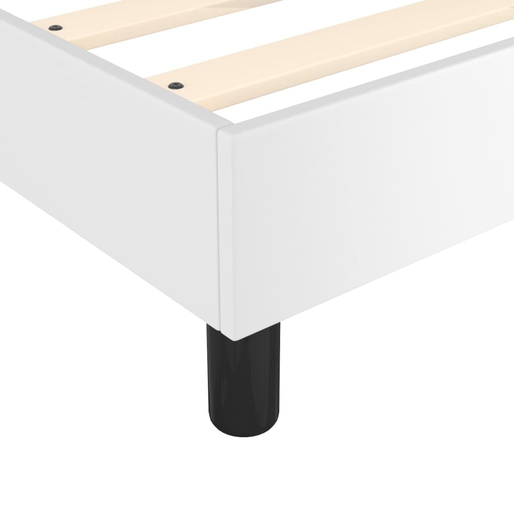 vidaXL Bedframe kunstleer wit 80x200 cm